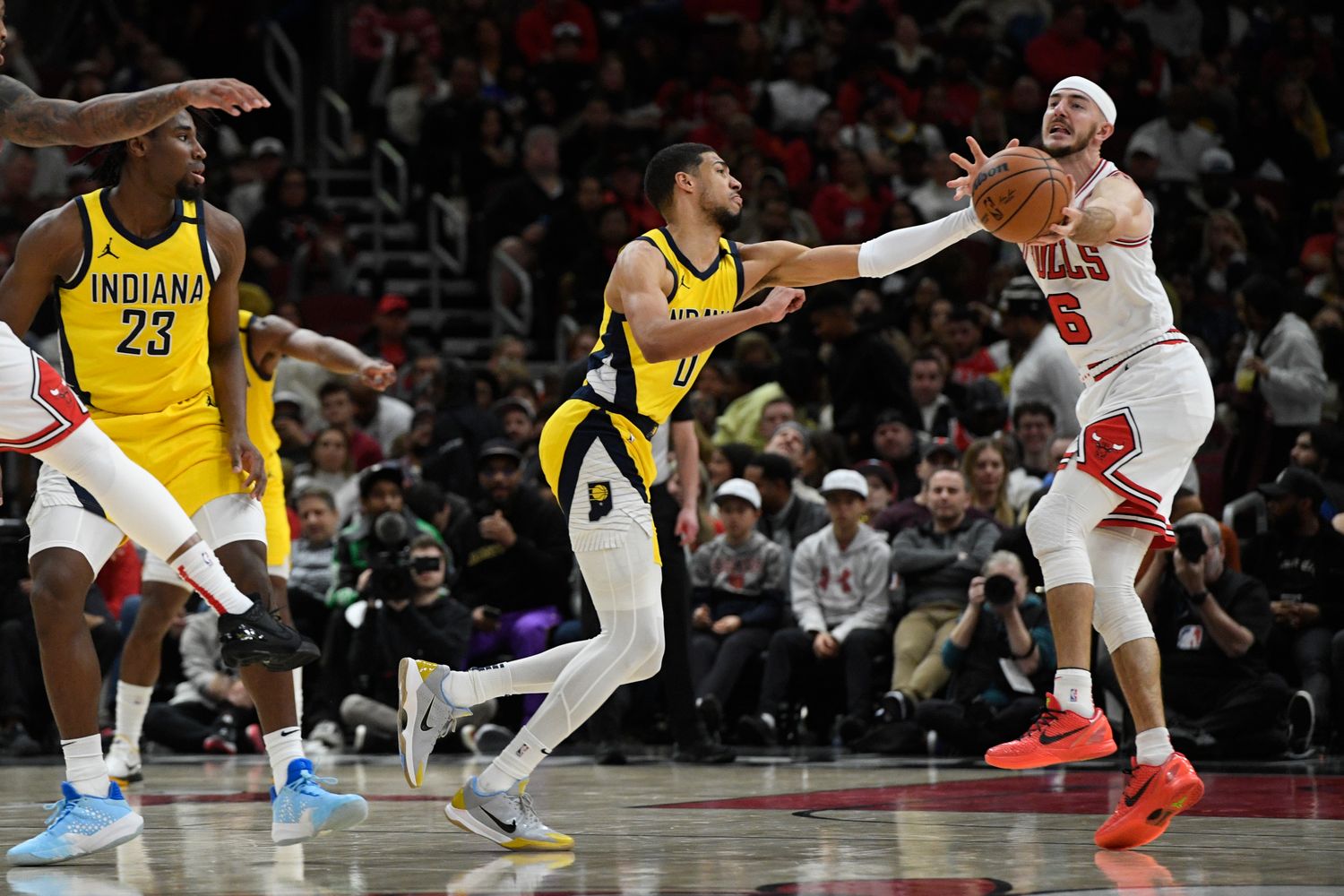 Indiana Pacers Chicago Bulls Tyrese Haliburton Alex Caruso